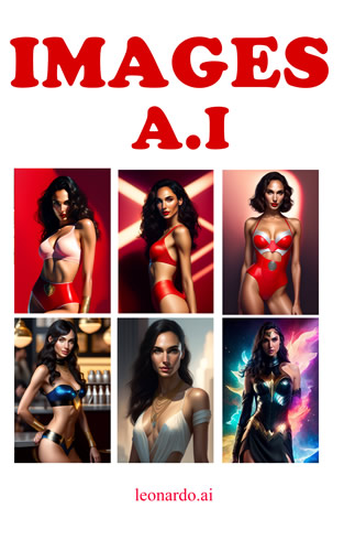 The Magic of Gal Gadot: A Visual Journey Created by Artificial Intelligence, LEONARDO.AI, ISBN: 9798386936167, ISBN: 9798386938789